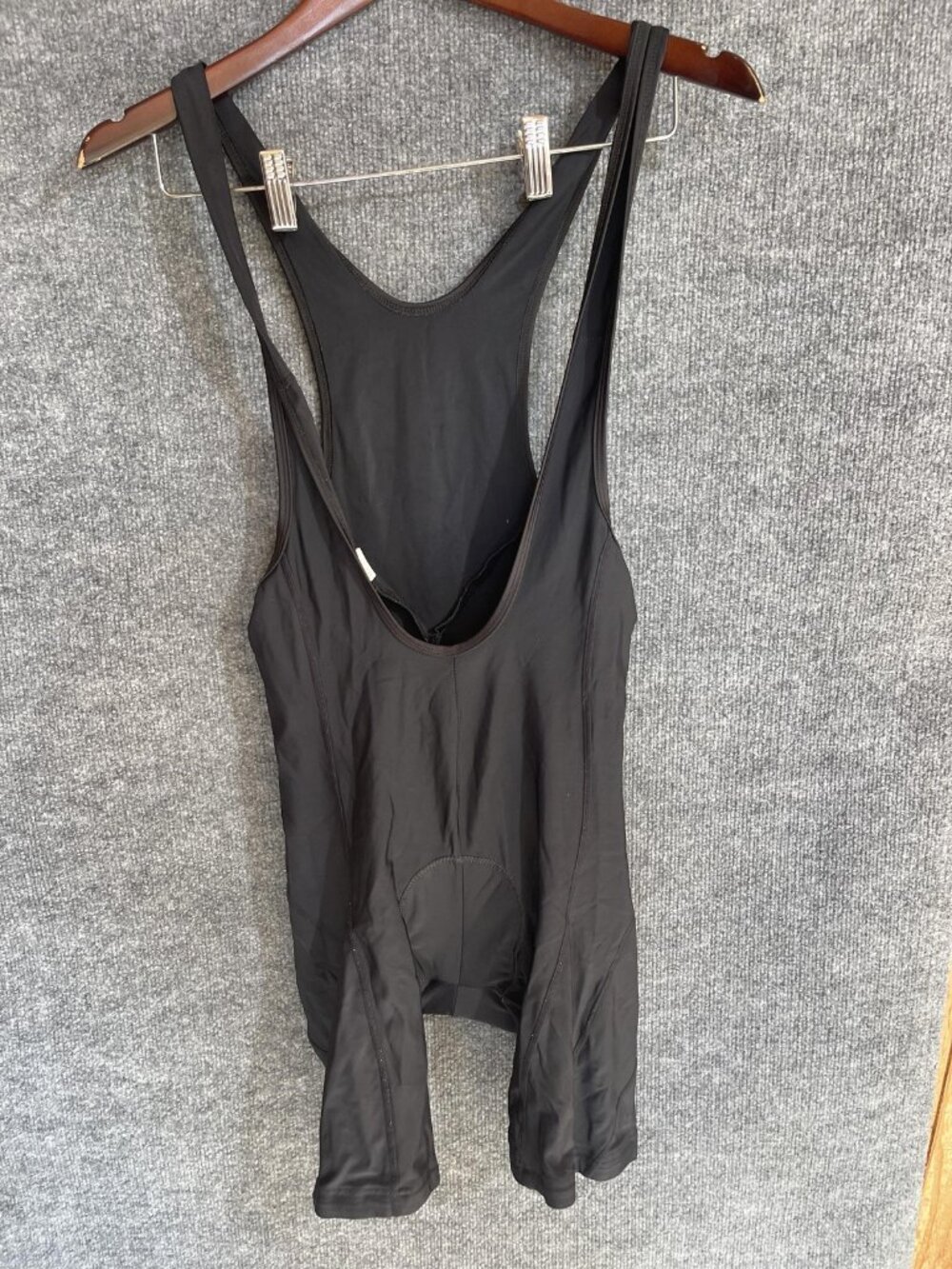 Sponeed Cycling Bib Shorts Mens XL Black Padded Chamois 7 Inseam Bike Stretch